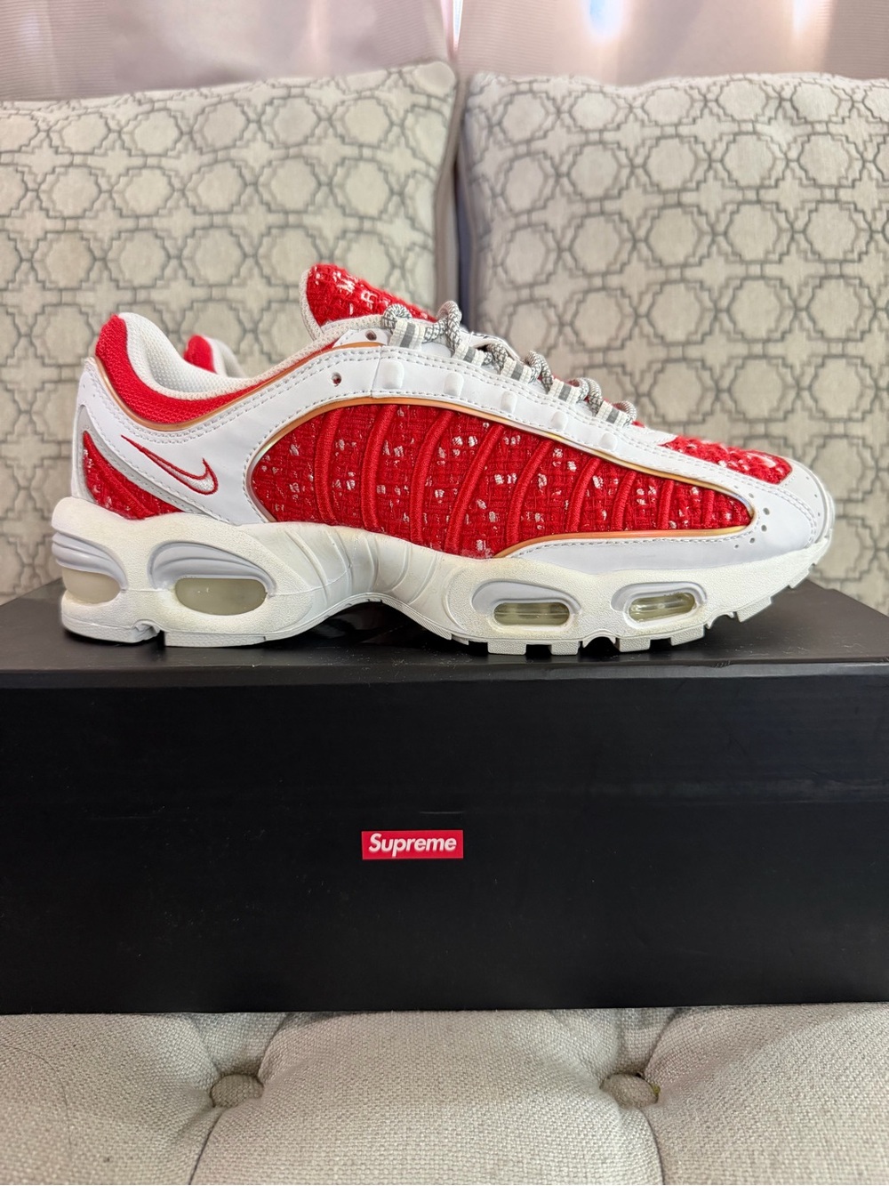 Supreme x Nike Air Max Tailwind - Size 8 Mens. Used. In good condition